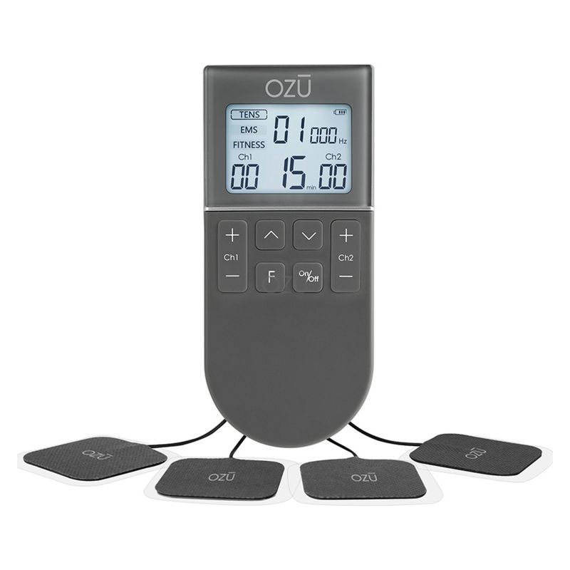 OZU - Electroestimulador  3 En 1 Tens Ems Fitness Ozu