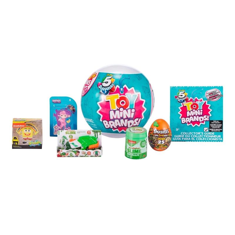 MINI BRANDS - Bola Mini Toys Con 5 Sorpresas Mini Brands