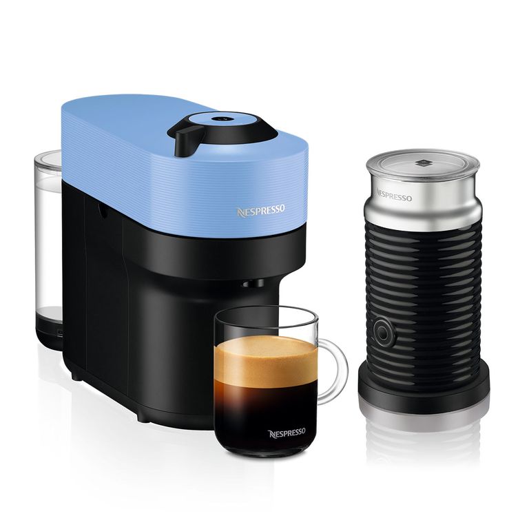 Cafetera con Cápsula Vertuo Pop + Espumador de Leche