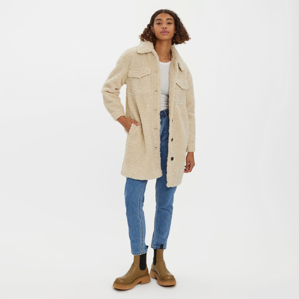 VERO MODA - Abrigo Largo Mujer Vero Moda