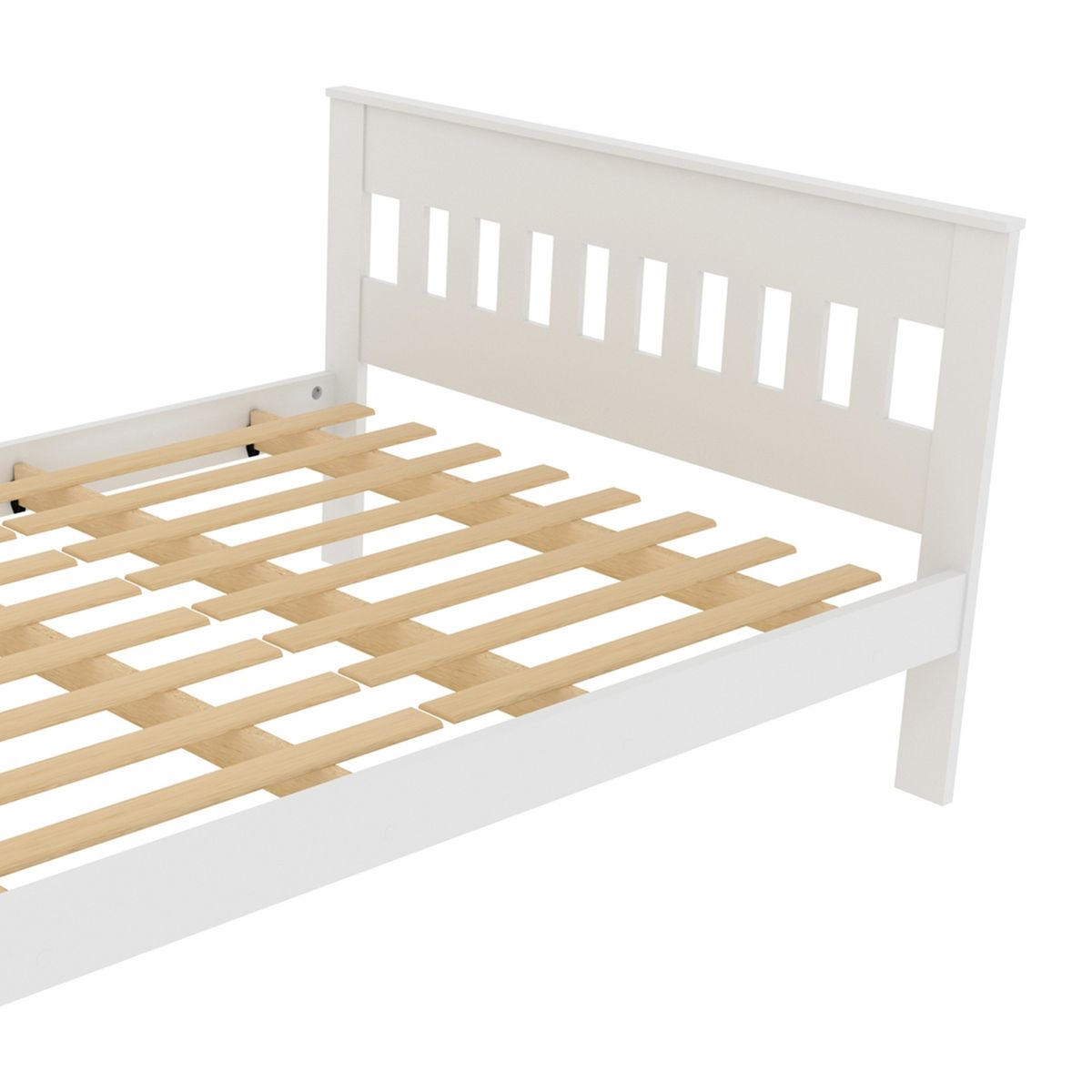 TECNOMOBILI - Cama 2 Plazas Blanco Tecnomobili