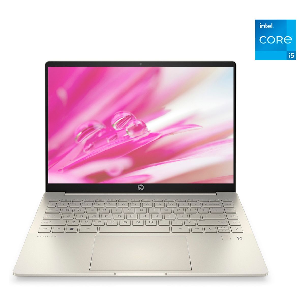 HP - HP Pavilion Plus 14-EH0100LA Intel Core i5-1240P 8GB RAM 512GB SSD 14" 2.2K 100% sRGB Dorado