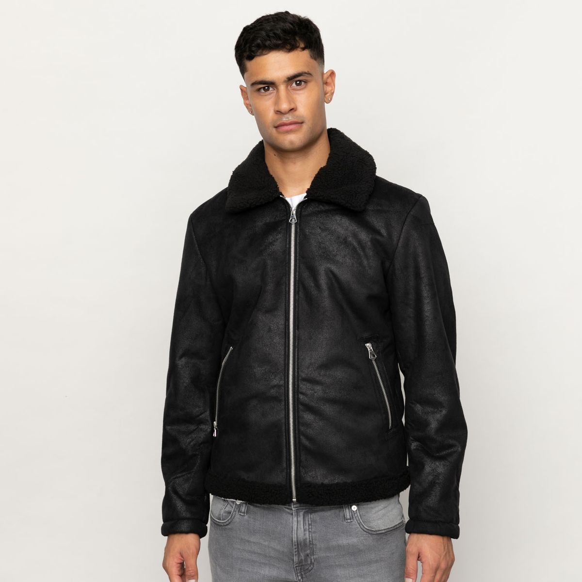 JACK&JONES - Chaqueta Cuello Sherpa Hombre Jack&Jones