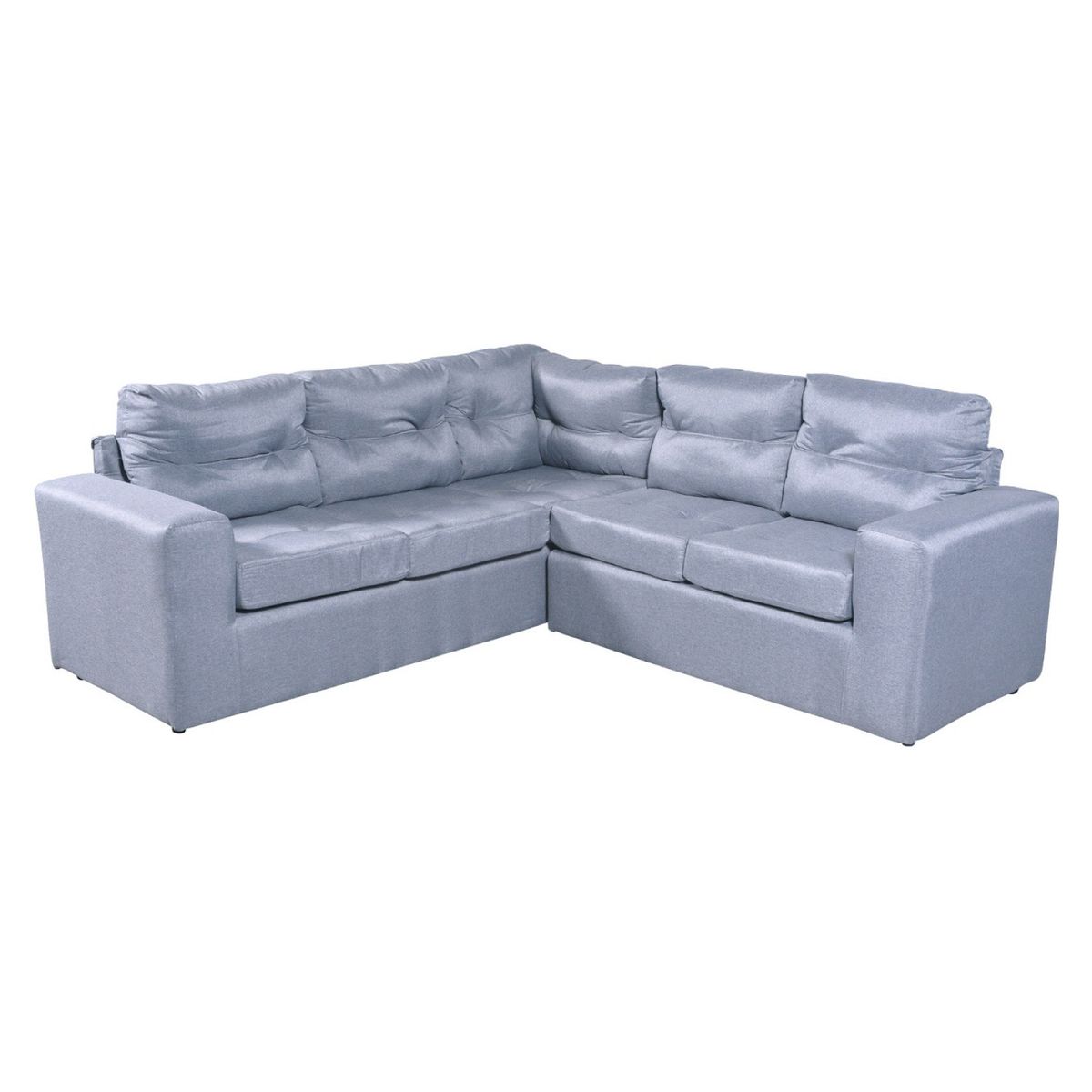 JDO & DESIGN - Sofá Modular Soho 3+2 Felpa Gris Mica