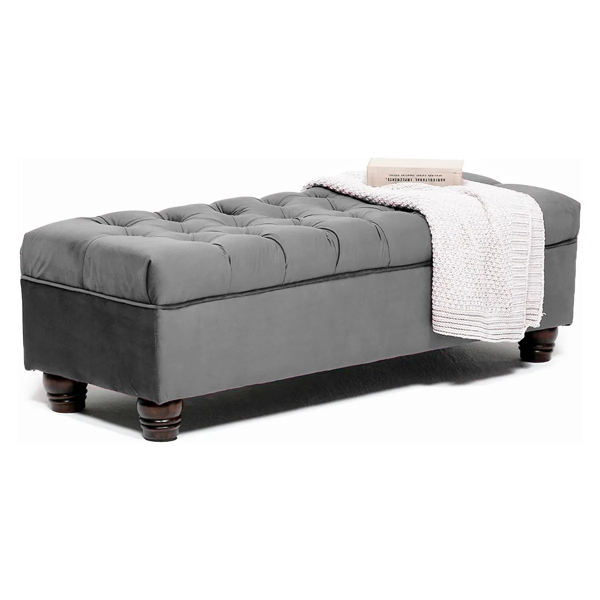BARRA DESIGN - Banqueta Capitone Felpa Barra Design