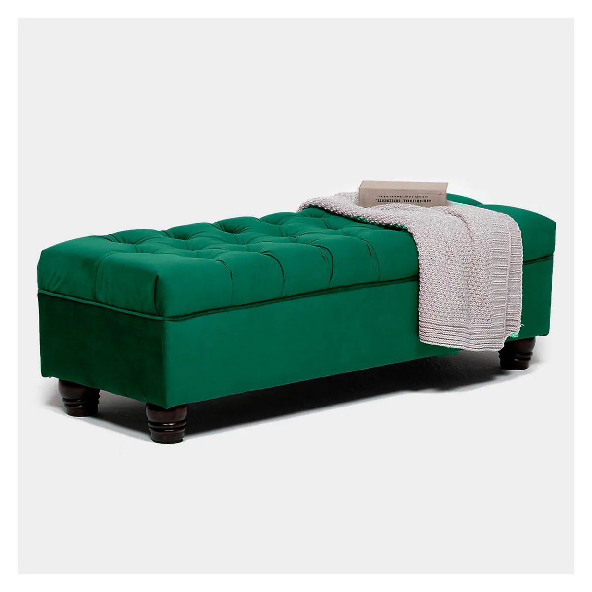 BARRA DESIGN - Banqueta Capitone Felpa Barra Design