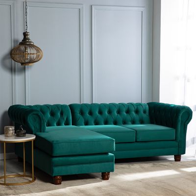 Imagen 2 del producto Sofá Seccional Derecho Velvet Capitone