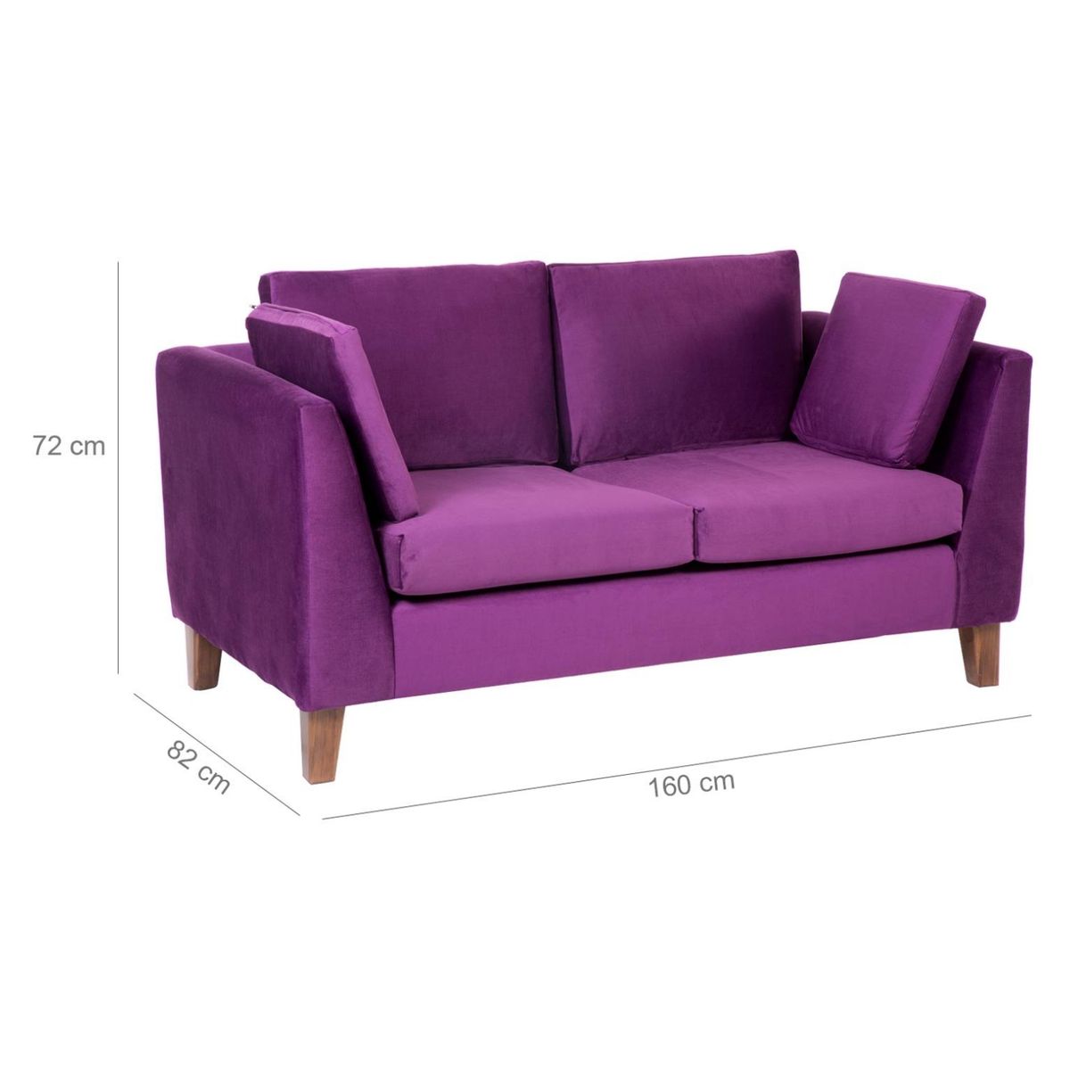 BARRA DESIGN - Sofá 2 Cuerpos Tela Estocolmo Barra Design