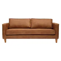 Sofá Luna 3 Cuerpos Cuero Bonded