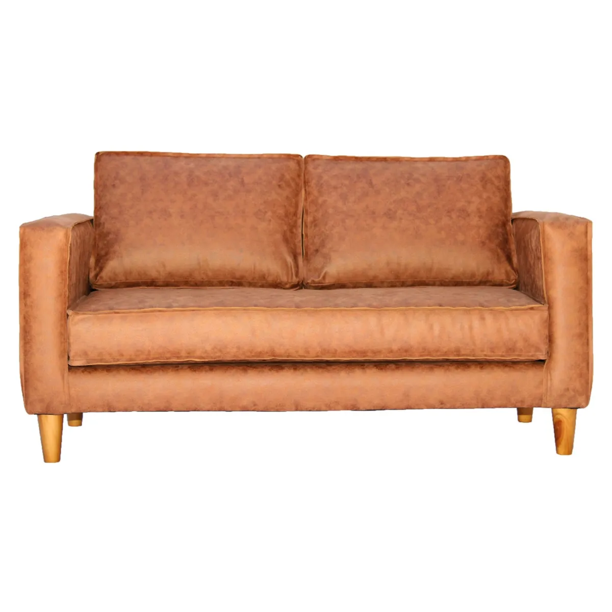 BARRA DESIGN - Sofá Luna 2 Cuerpos Cuero Bonded Barra Design