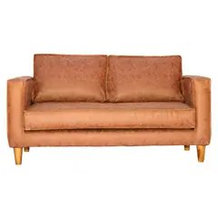 BARRA DESIGN - Sofá Luna 2 Cuerpos Cuero Bonded