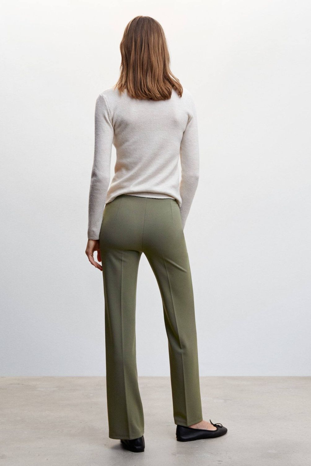 MANGO - Pantalón Poliéster Mujer Mango
