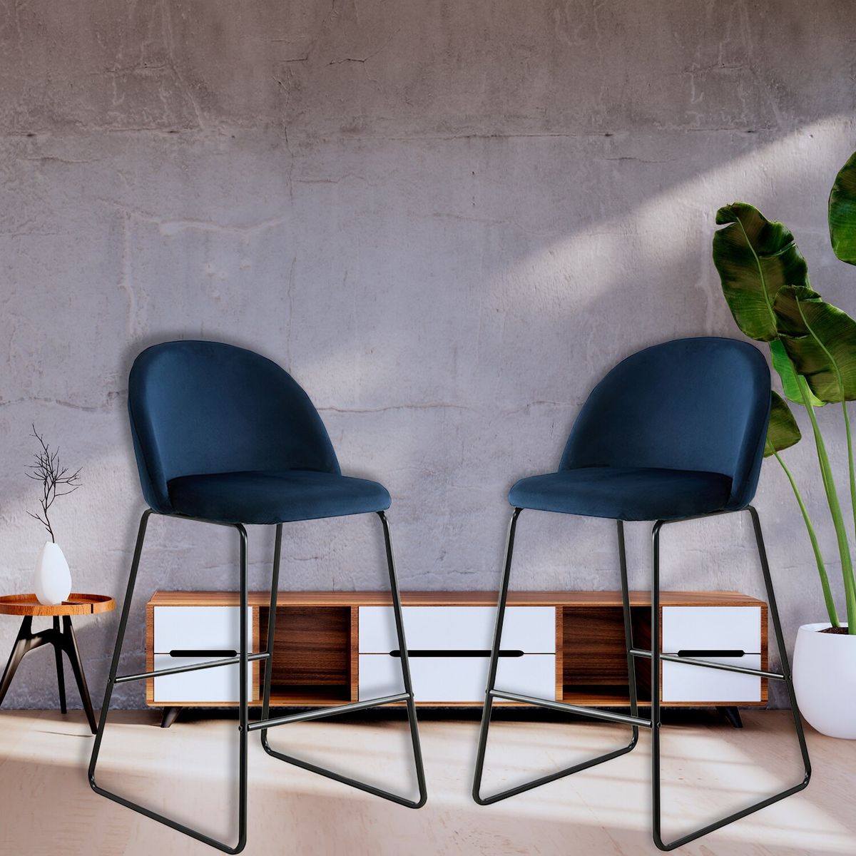 NOVAHUS - Pack 2 Pisos de Bar Natal Azul