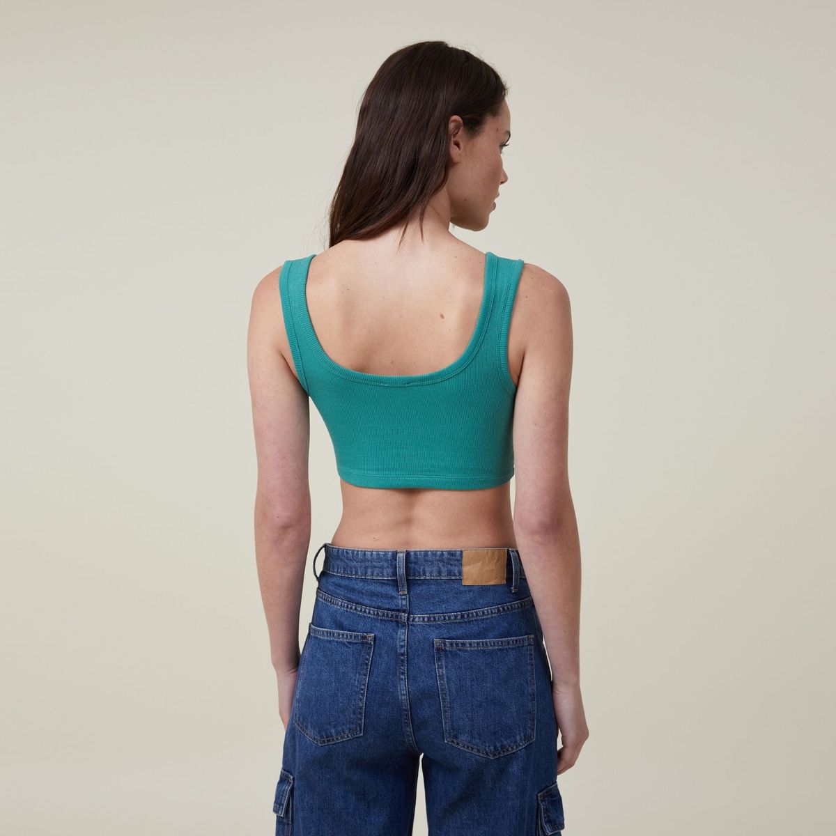 COTTON ON - Polera Lisa Algodón Mujer Cotton On