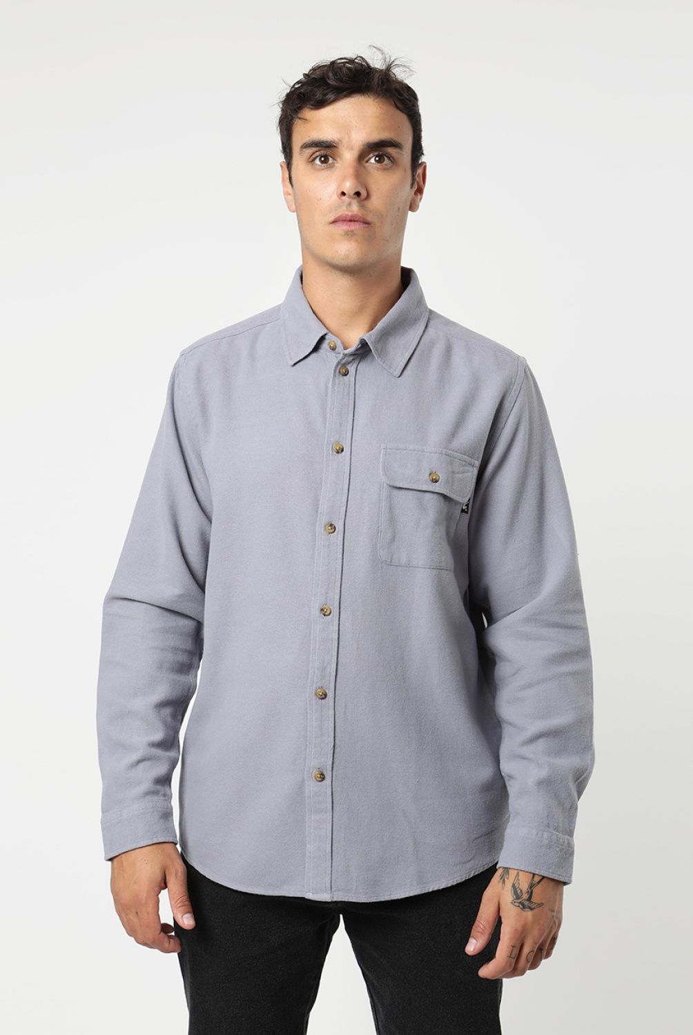 FROENS - Camisa Manga Larga Hombre Froens