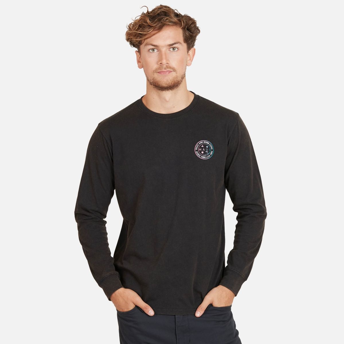 MAUI AND SONS - Maui And Sons Polera Manga Larga Algodón Hombre