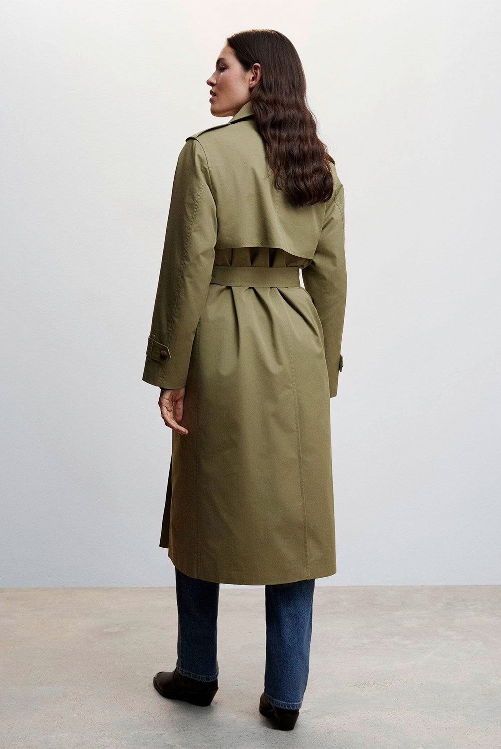 MANGO - Mango Trench Doble Botonadura Mujer