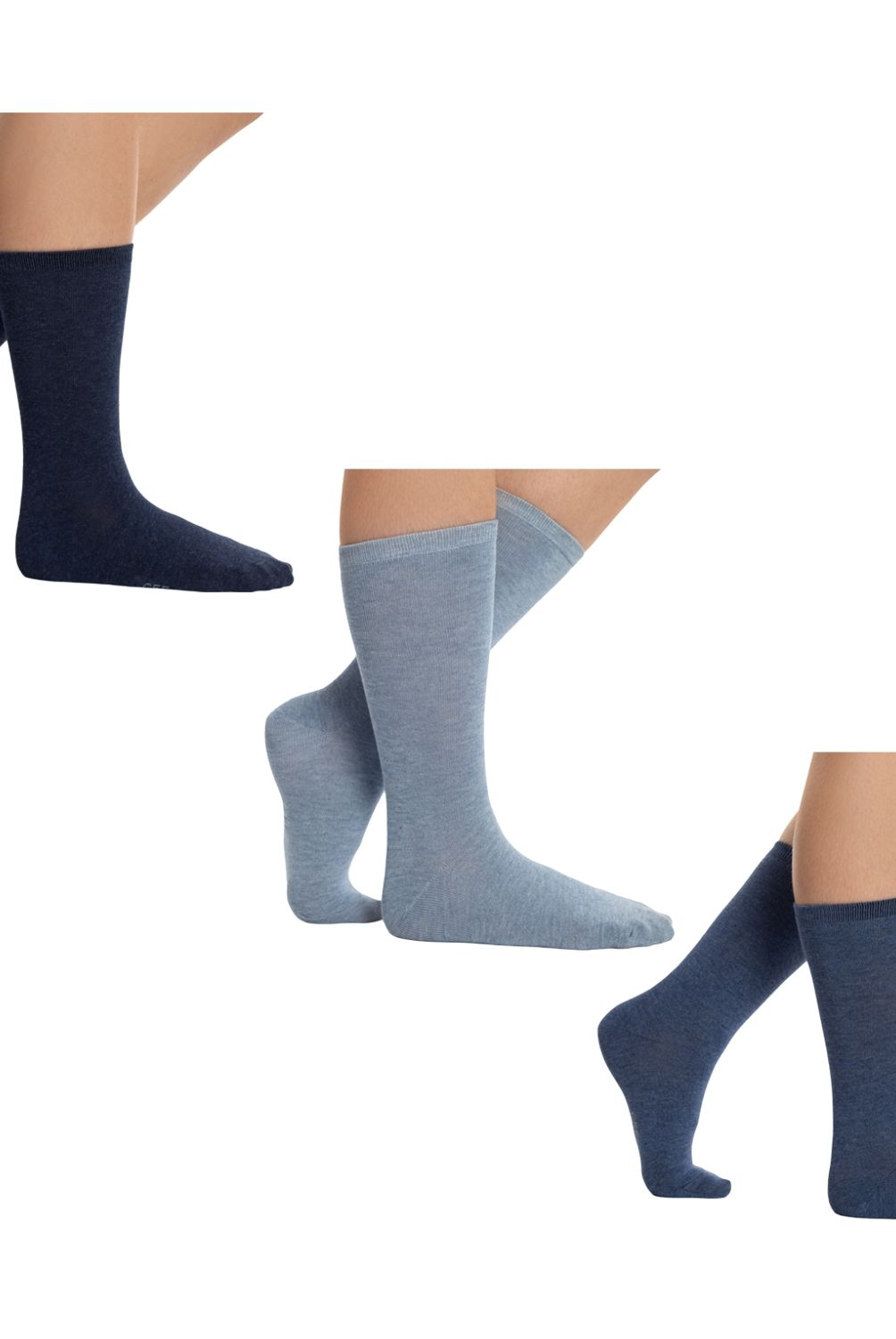 CAFFARENA - Pack De 3 Calcetines De Vestir Mujer Caffarena