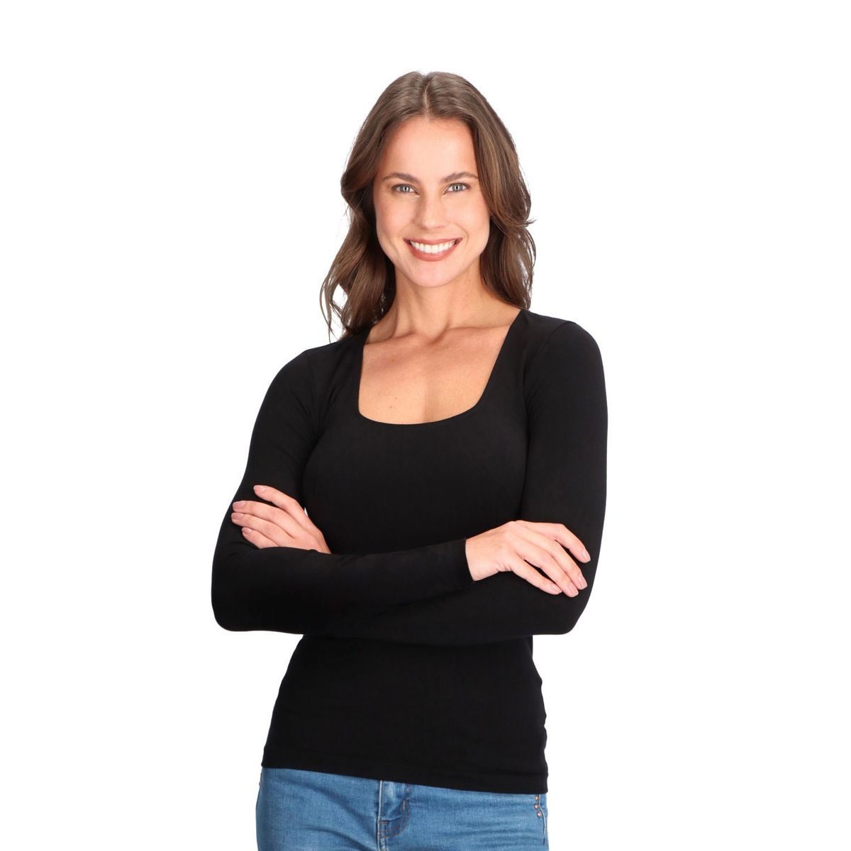 CAFFARENA - Polera Manga Larga Mujer Caffarena