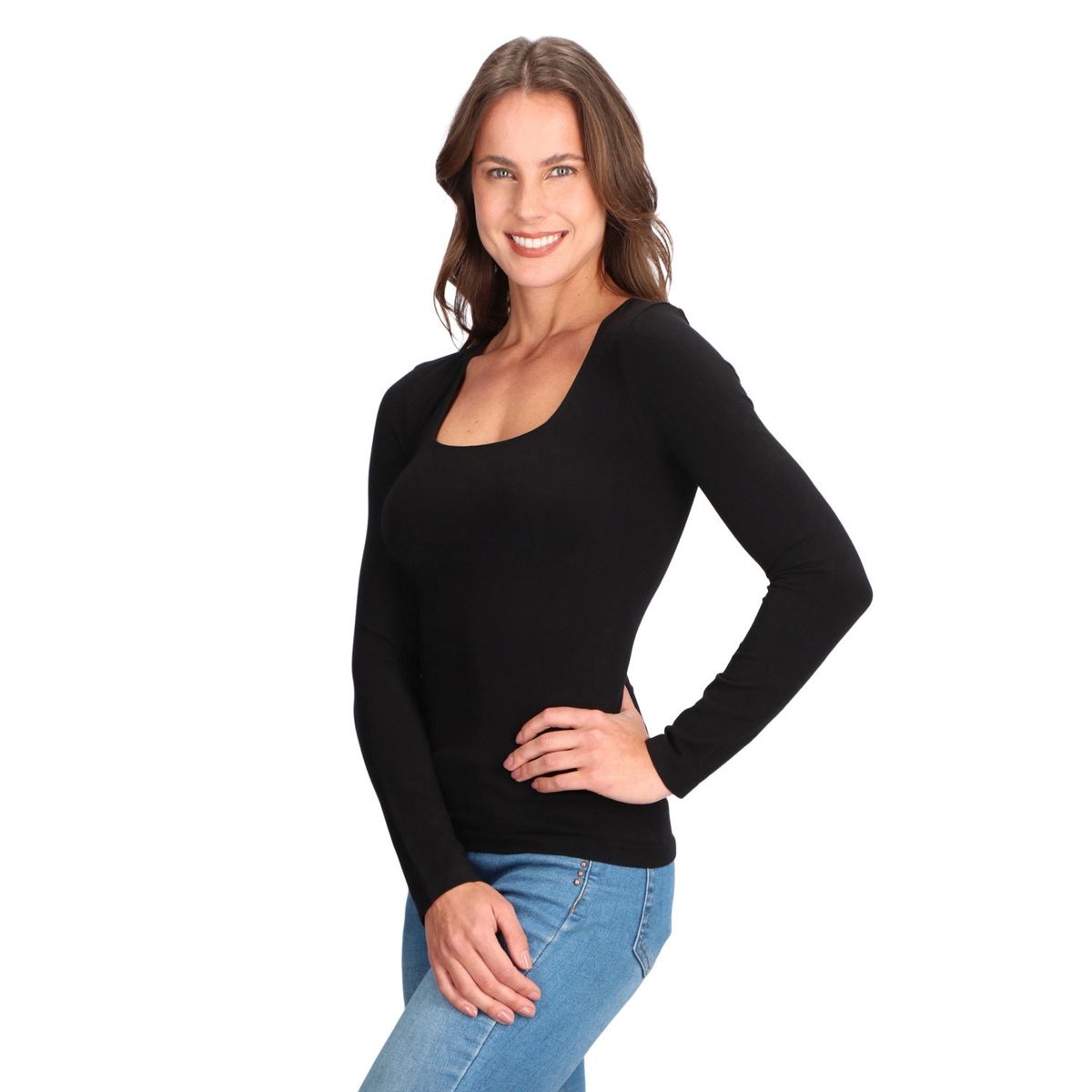 CAFFARENA - Polera Manga Larga Mujer Caffarena