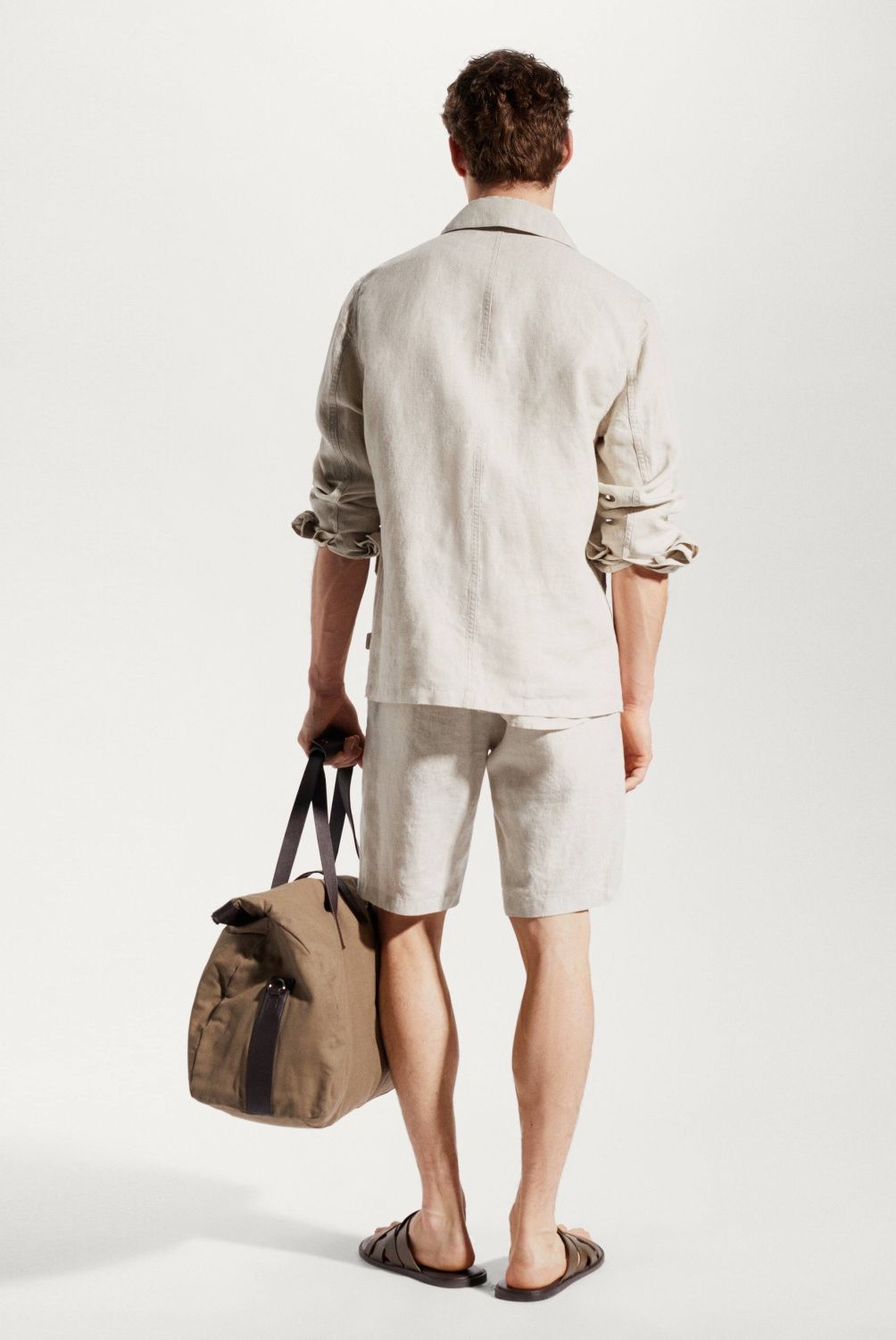MANGO MAN - Chaqueta Lino Hombre Mango Man