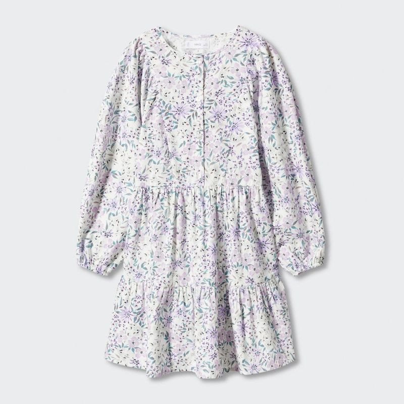 MANGO KIDS - Vestido Estampado Flores Fabiola Niña Mango Kids