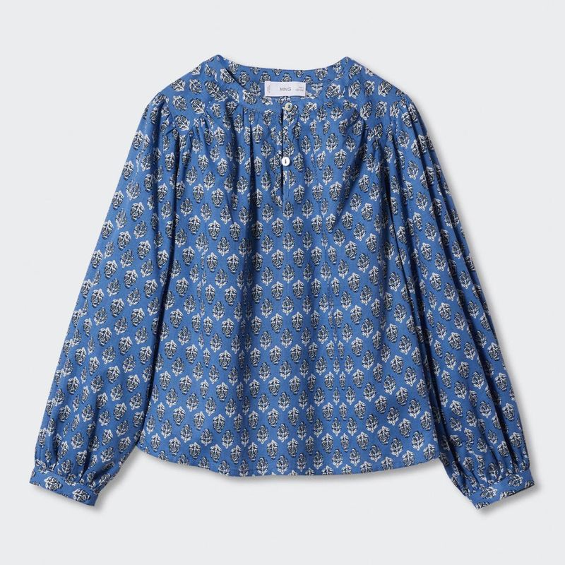 MANGO KIDS - Blusa Estampado Floral Noja Niña Mango Kids