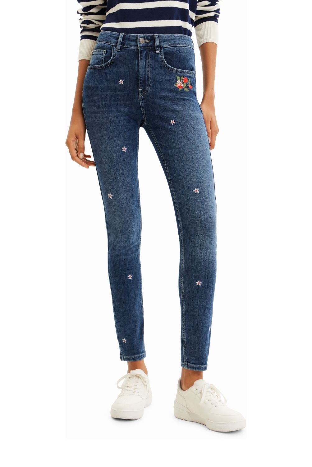 DESIGUAL - Jeans Rectos Mujer Desigual