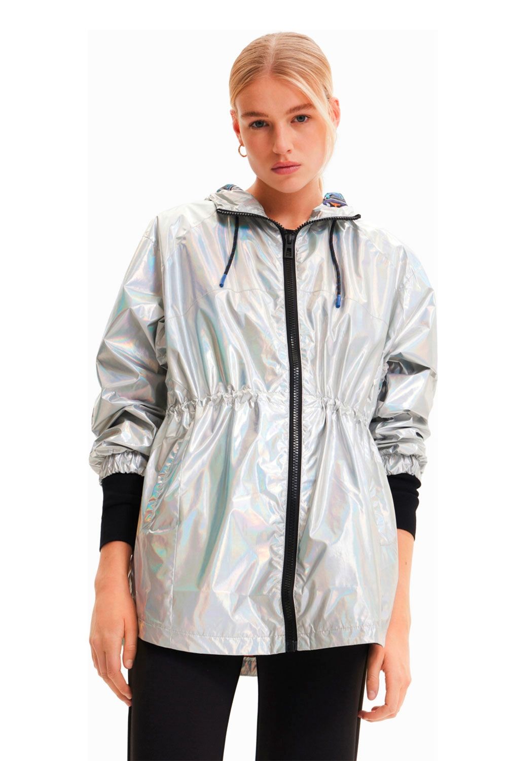 DESIGUAL - Desigual Chaqueta Holográfica Mujer