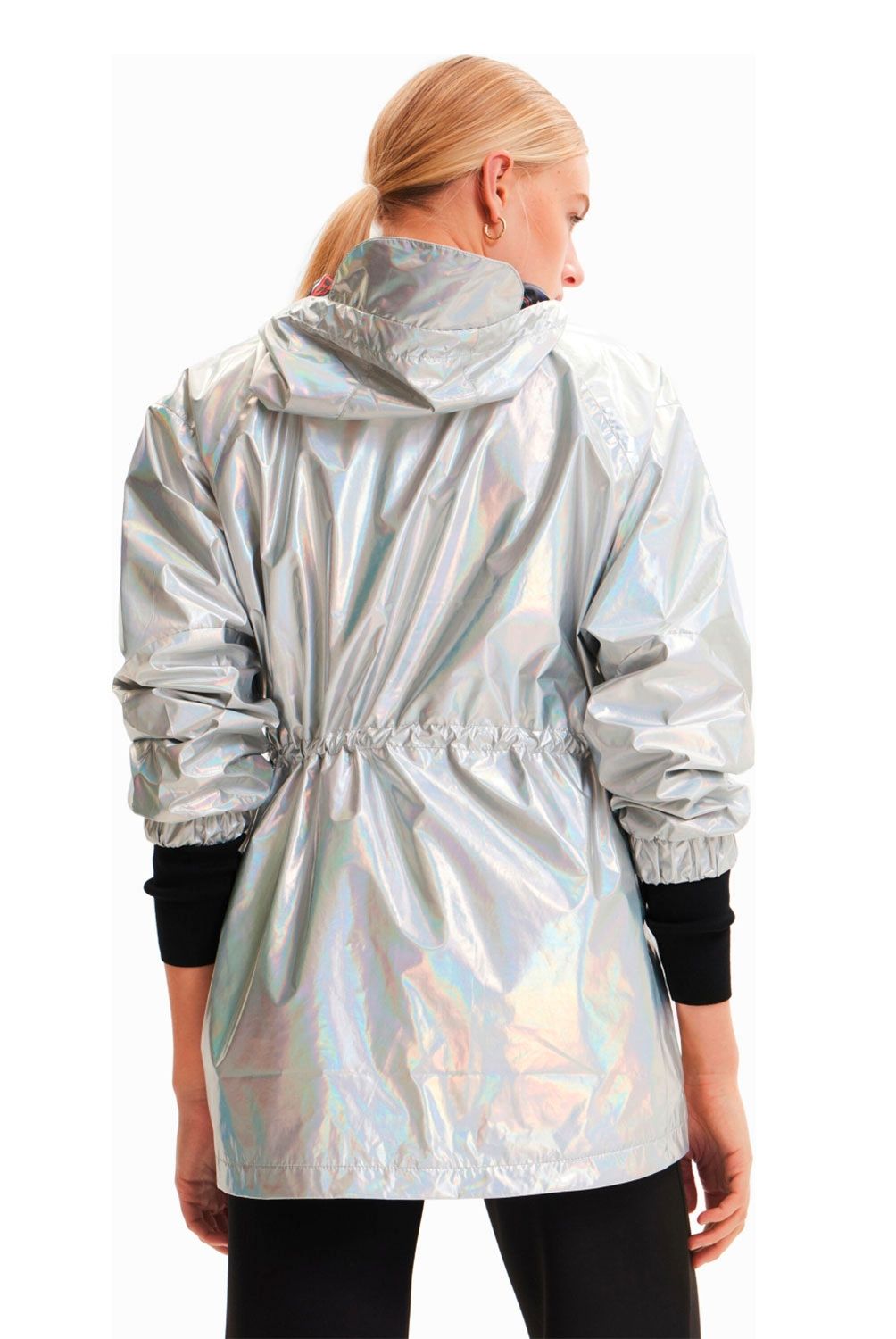 DESIGUAL - Desigual Chaqueta Holográfica Mujer
