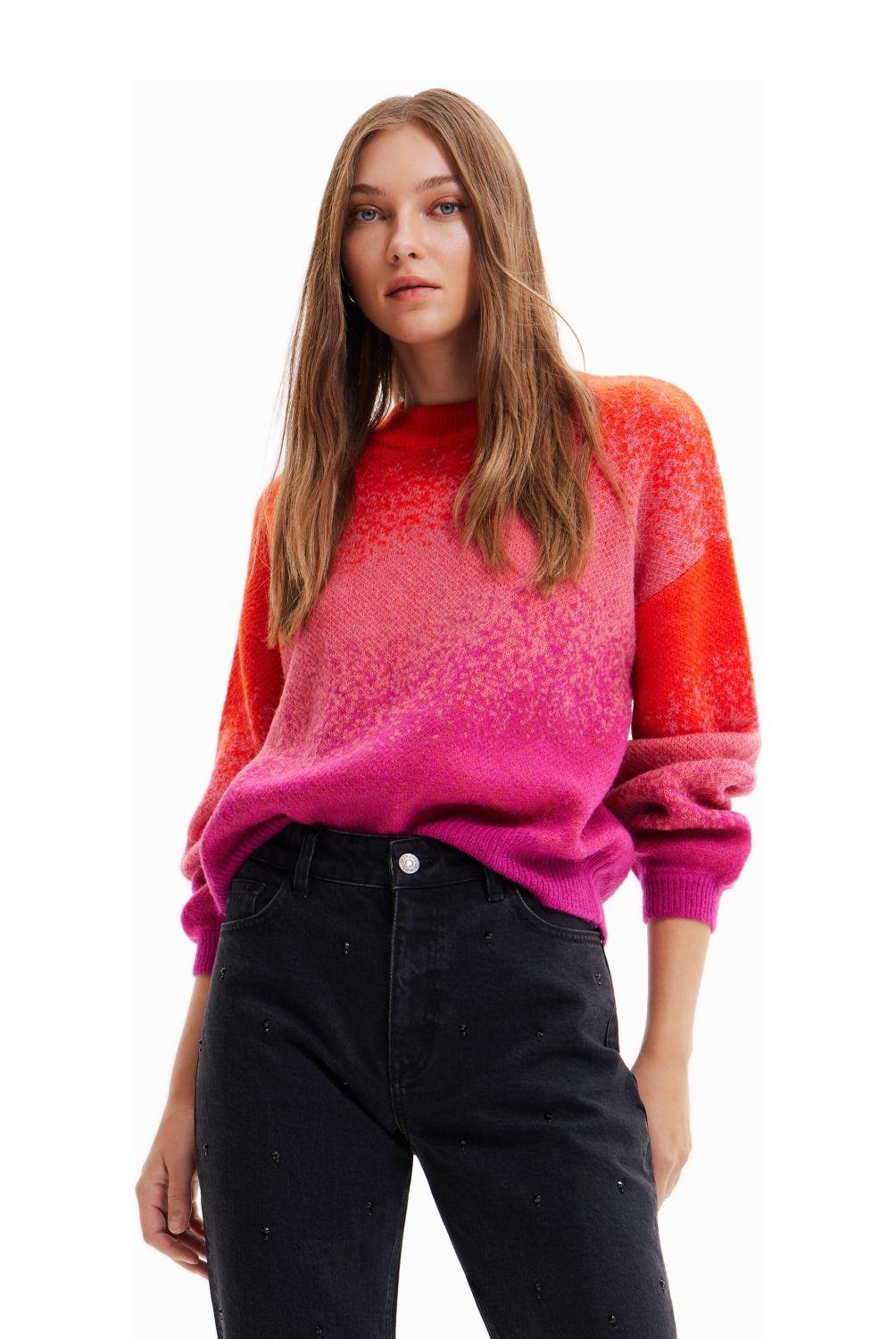 DESIGUAL - Sweater Tie Dye Mujer Desigual