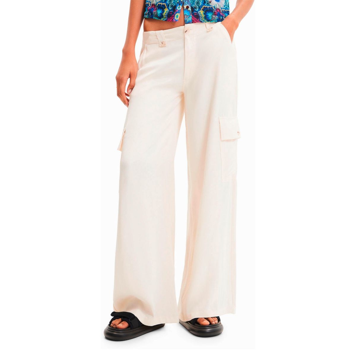 DESIGUAL - Pantalón Cargo Mujer Desigual