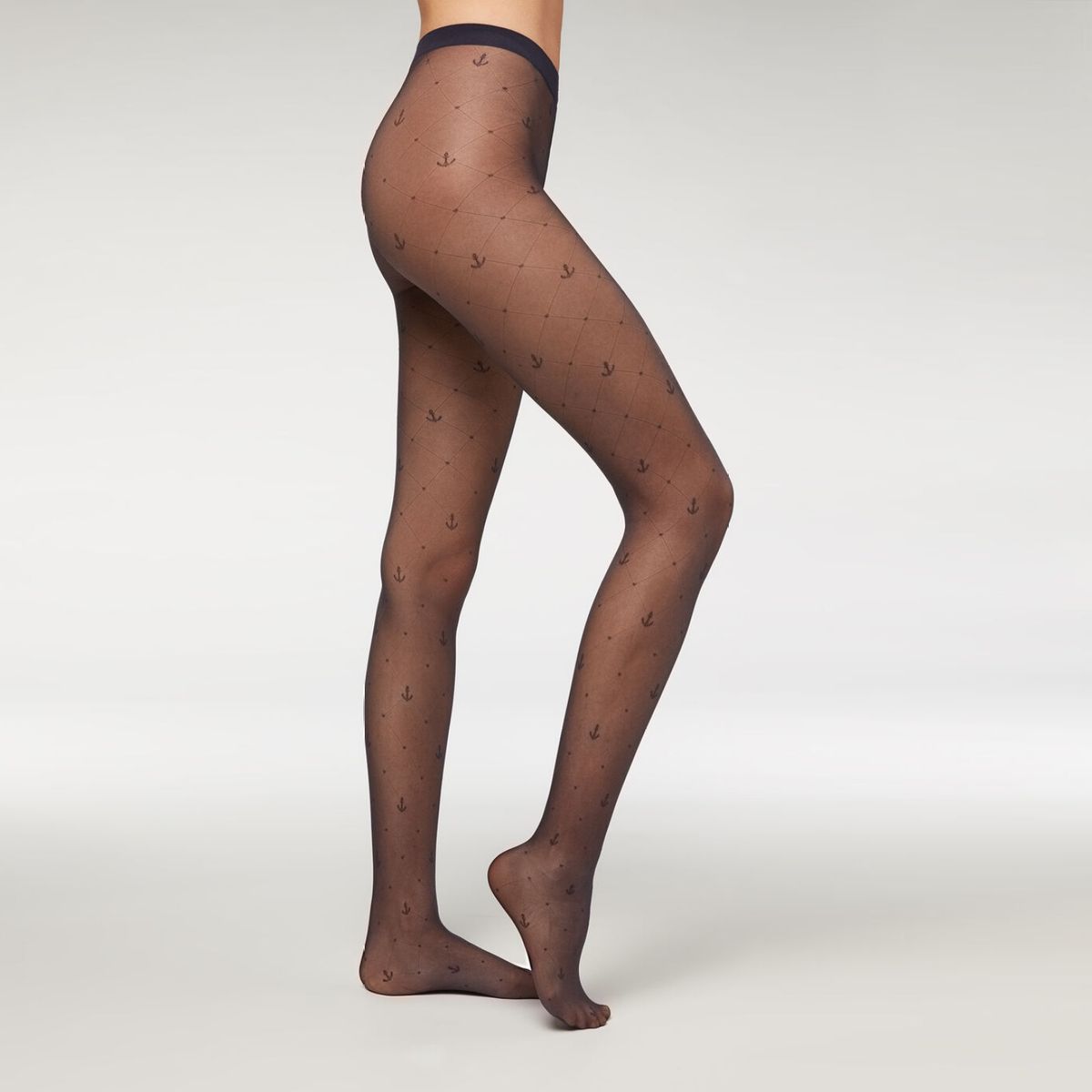 CALZEDONIA - Pantys Transparentes De 50 Deniers Marineros Mujer Calzedonia