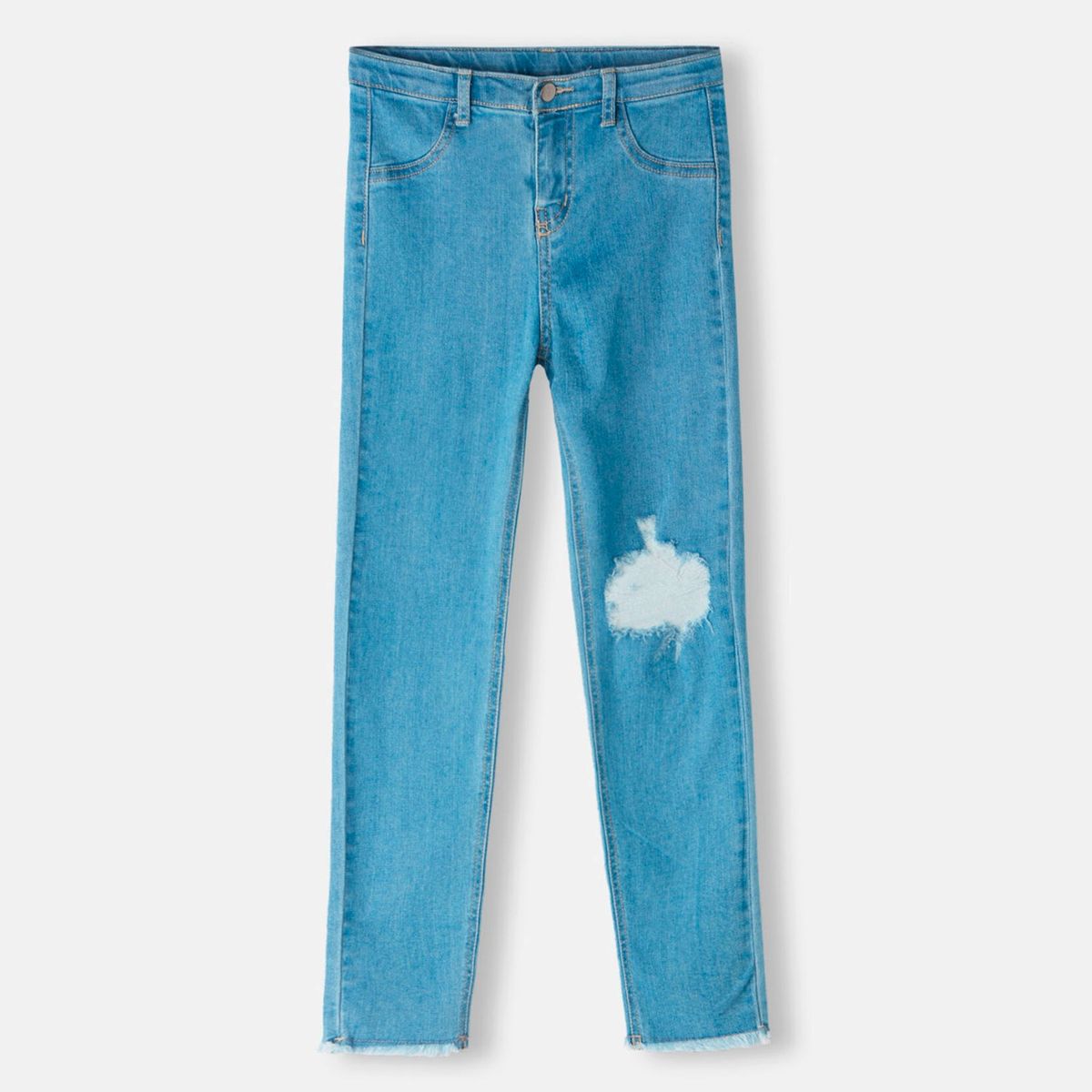 CALZEDONIA - Leggings Skinny Elásticos con Deshilachado de Niña Calzedonia