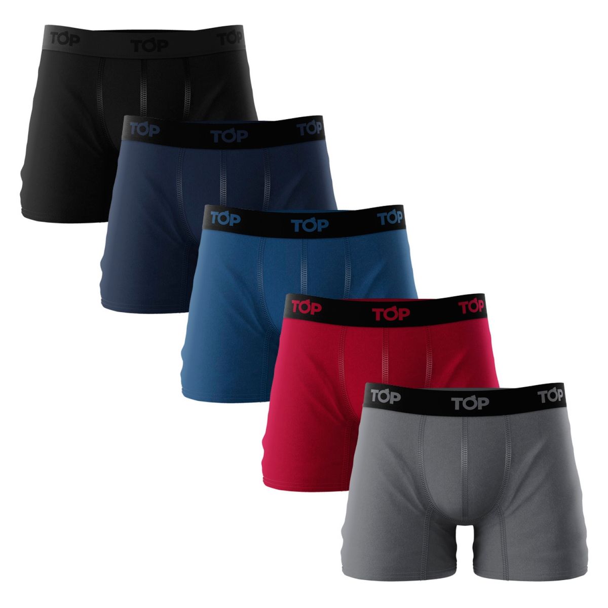 TOP - Pack De 5 Boxer Algodón Hombre Top