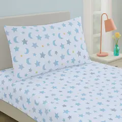 ILLUSIONS - Juego de Sábanas 144 Hilos Infantil Starry 1 Plaza