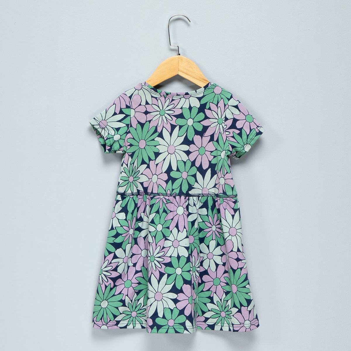 COTTON ON - Vestido Manga Corta Estampado Algodón Niña Cotton On