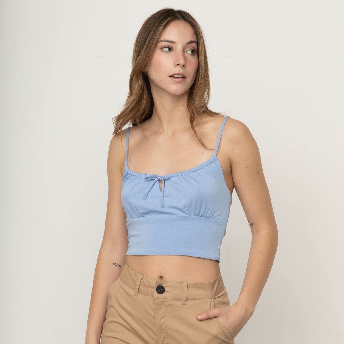 COTTON ON - Polera Lisa Algodón Mujer Cotton On