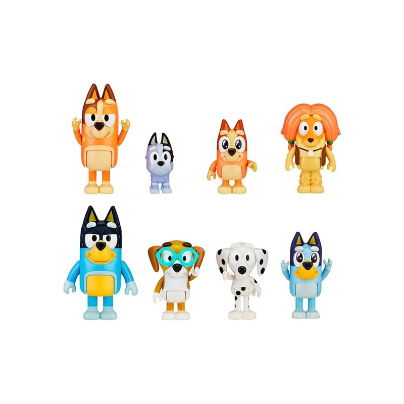 BLUEY - Familia Y Amigos 8 Packbluey17199 Bluey