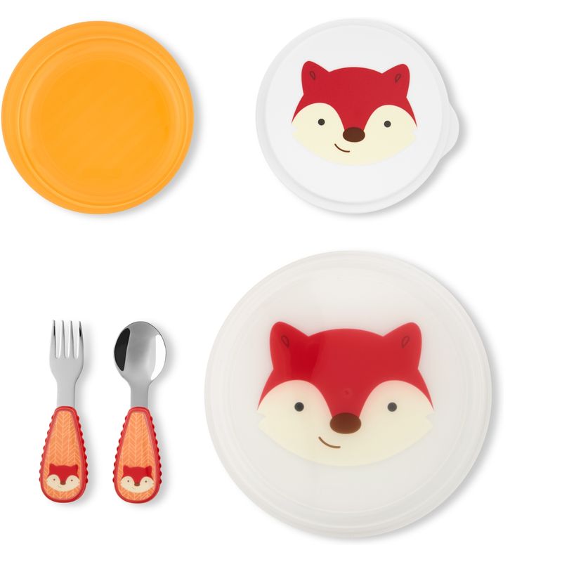 SKIP HOP - Zoo Table Ready Mealtime Set Fox Skip Hop