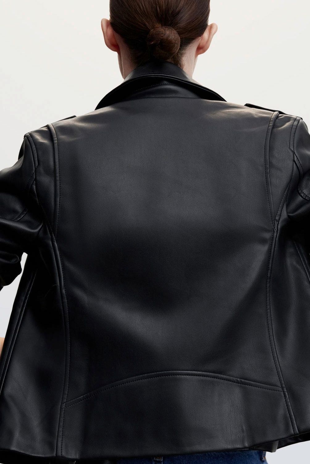 MANGO - Chaqueta Manga Larga Poliéster Mujer Mango