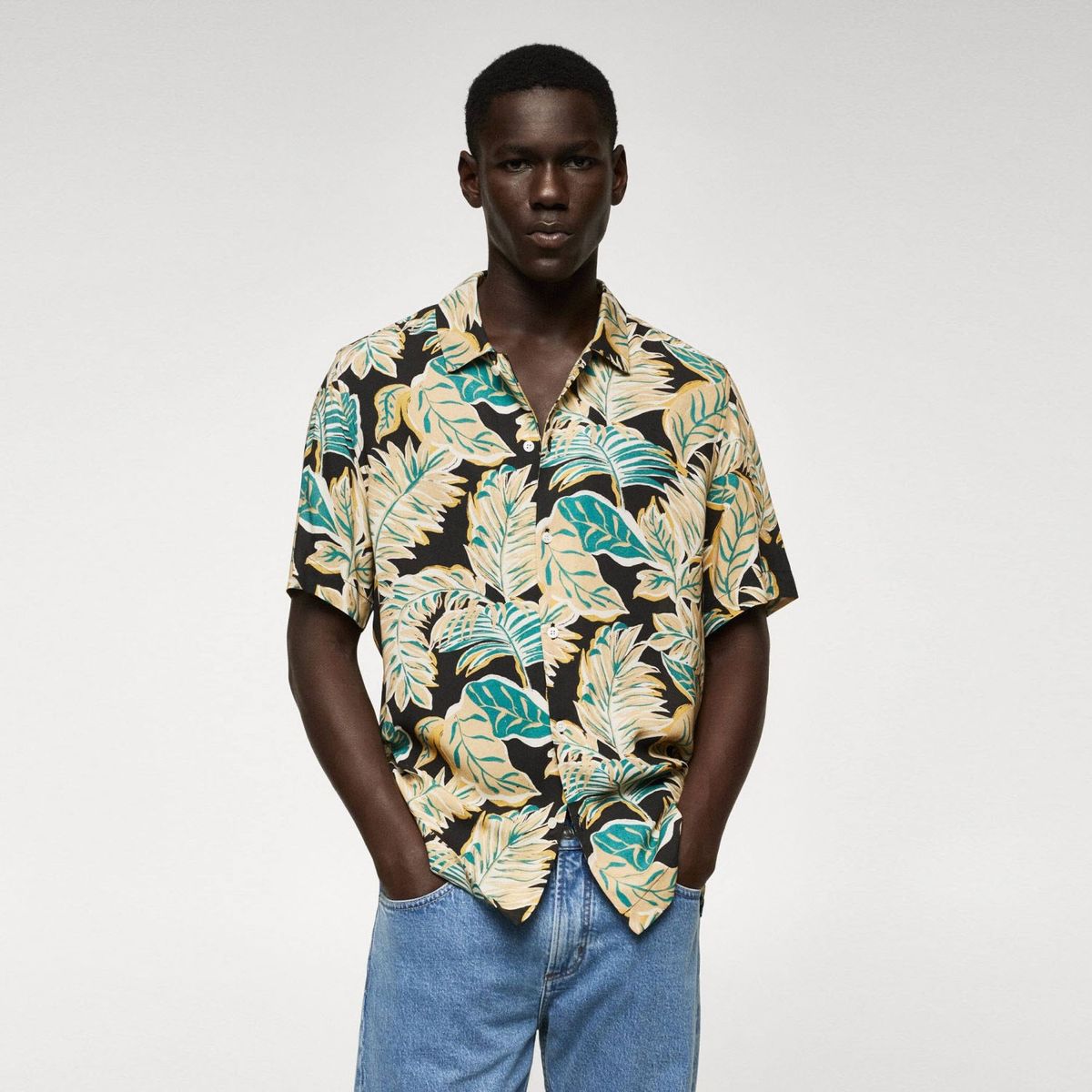 MANGO MAN - Camisa Guayabera Hombre Mango Man