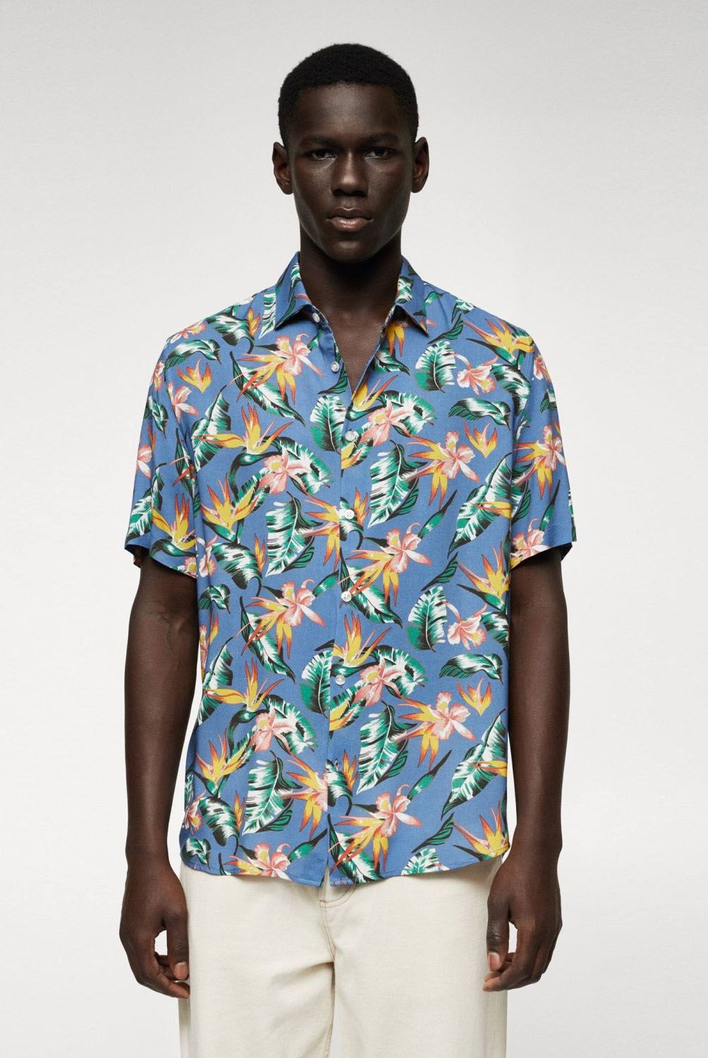 MANGO MAN - Camisa Guayabera Hombre Mango Man