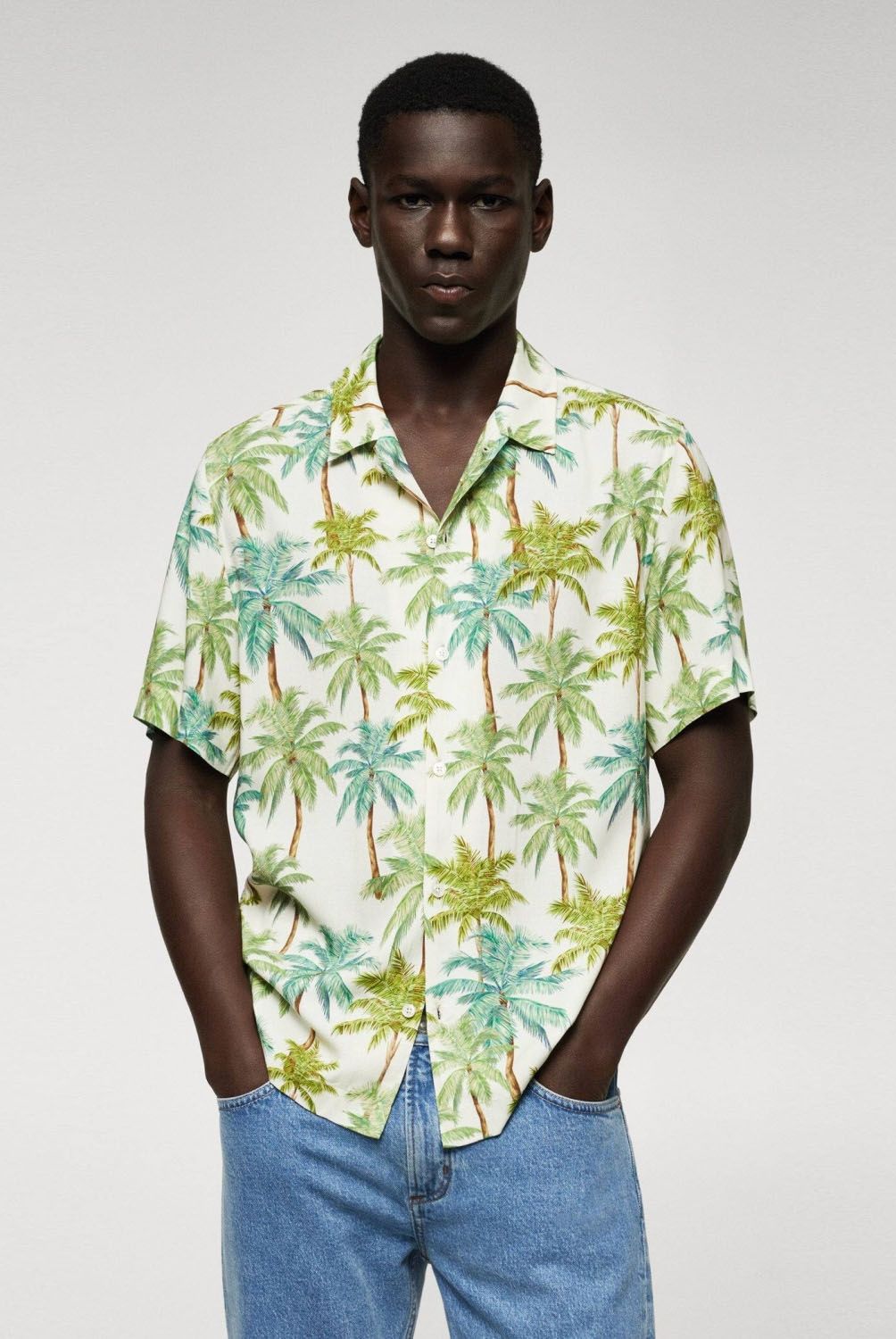 MANGO MAN - Camisa Guayabera Hombre Mango Man