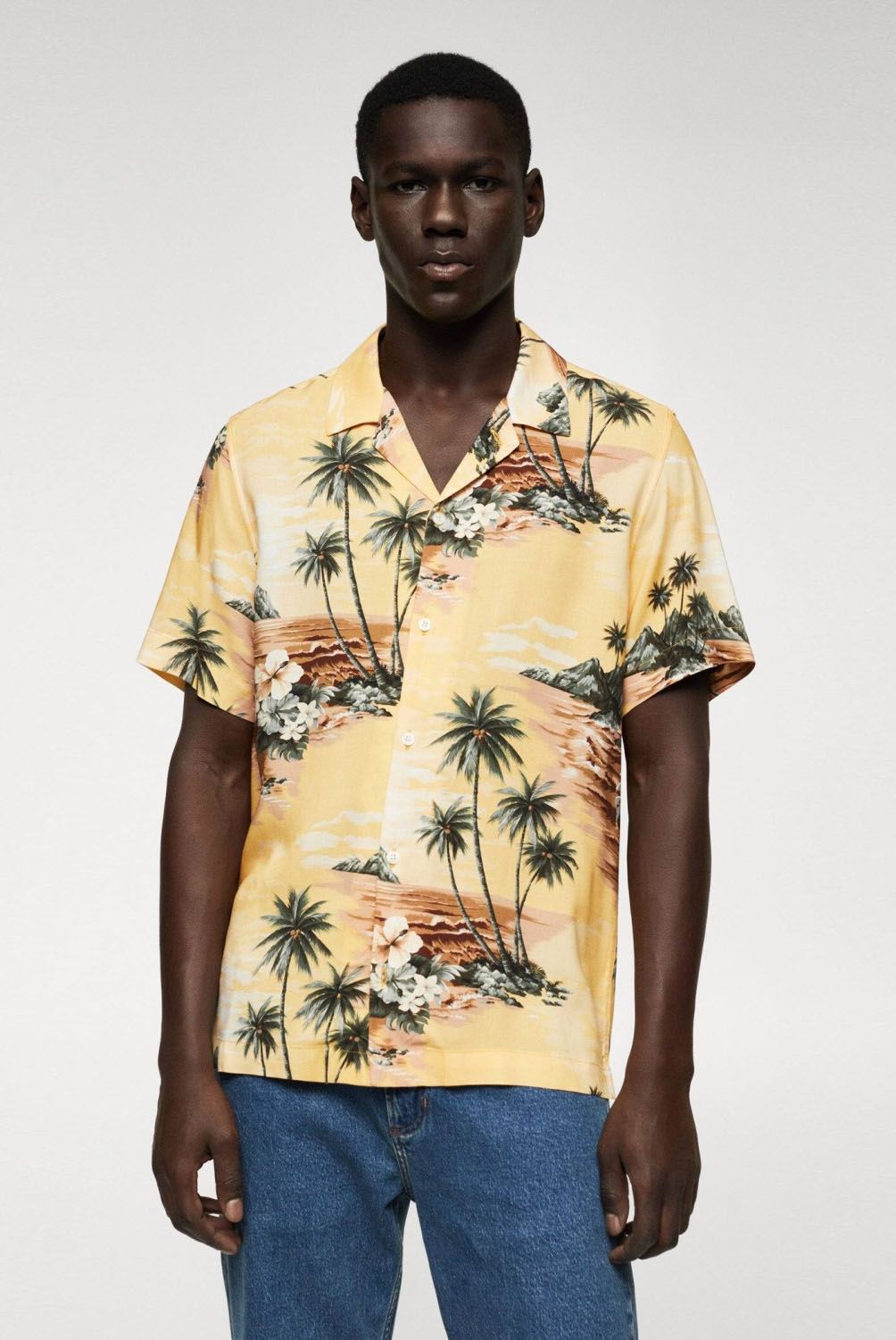 MANGO MAN - Camisa Guayabera Hombre Mango Man