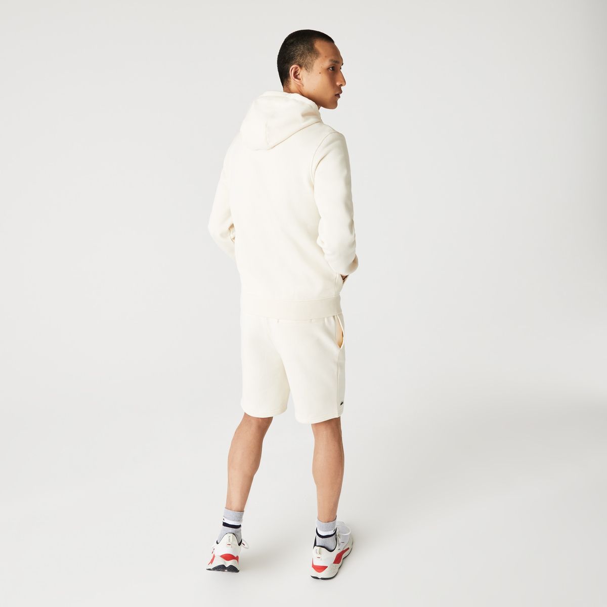 LACOSTE - Poleron Lacoste Hombre Beige SH1551