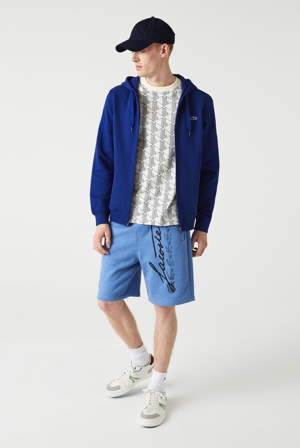 LACOSTE - Poleron Lacoste Hombre Azul SH1551