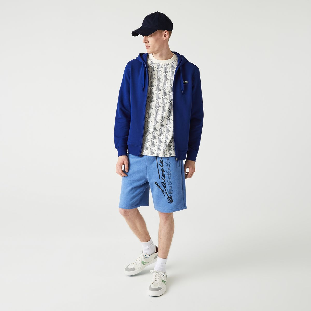 LACOSTE - Poleron Lacoste Hombre Azul SH1551