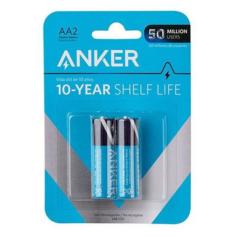 ANKER - Pack Pilas Alcalinas 2 AA Anker