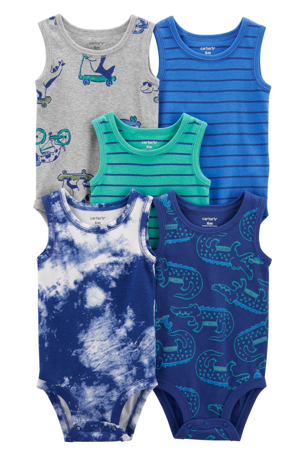 CARTER'S - Pack Bodys 5 Unidades Bebé Niño Carter's